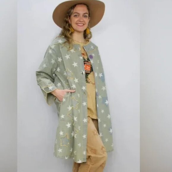 NWT The Paper Lace vintage star jacket OS - Picture 3 of 9